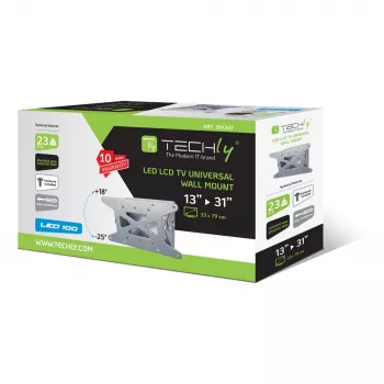 Techly 13-31 col. sieninis laikiklis LED LCD TV pakreipiamas ICA-LCD 109
