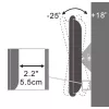 Techly 13-31 col. sieninis laikiklis LED LCD TV pakreipiamas ICA-LCD 109