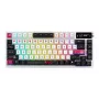 Mechaninė žaidimų klaviatūra ASUS ROG Azoth X — 75% išdėstymas, USB + RF belaidė + Bluetooth, RGB, riešo atrama, juoda/baltas