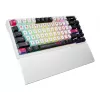 Mechaninė žaidimų klaviatūra ASUS ROG Azoth X — 75% išdėstymas, USB + RF belaidė + Bluetooth, RGB, riešo atrama, juoda/baltas