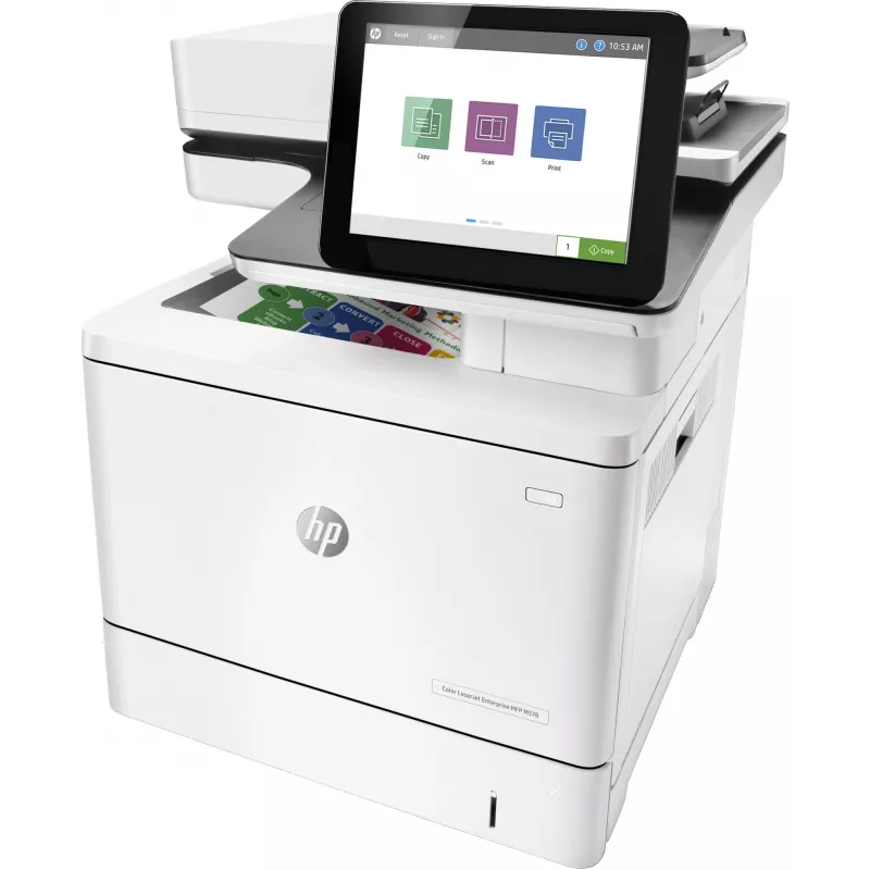 HP Color LaserJet Enterprise MFP M578dn, lazerinis, spalvotas spausdinimas, 1200 x 1200 DPI, A4, tiesioginis spausdinimas, balta