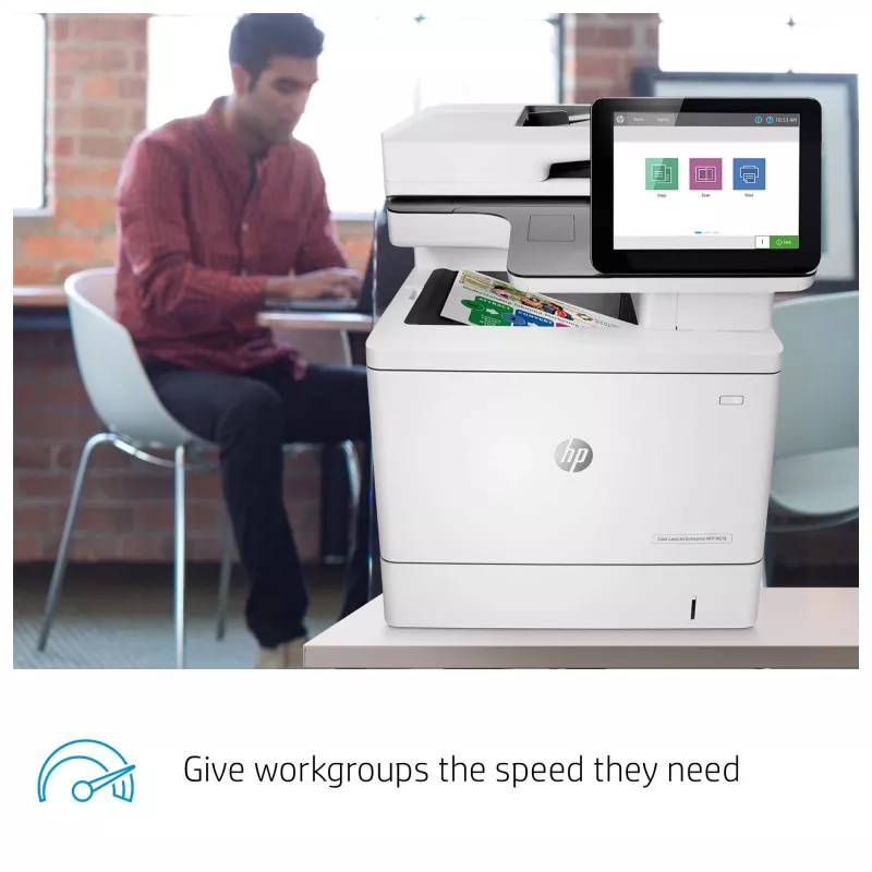 HP Color LaserJet Enterprise MFP M578dn, lazerinis, spalvotas spausdinimas, 1200 x 1200 DPI, A4, tiesioginis spausdinimas, balta