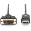 Techly Monitor DisplayPort į DVI kabelis 2 m ICOC DSP-C-020