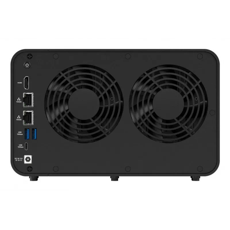 TerraMaster F6-424 MAX NAS/atminties serveris Stalinis kompiuteris Intel® Core™ i5 i5-1235U 8 GB DDR5 Juoda