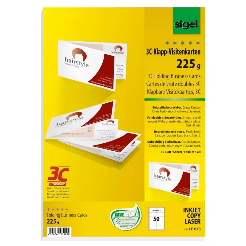 Vizitinės kortelės Sigel LP838