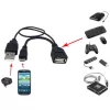 Techly USB 2.0 kabelis OTG A F Micro USB M su USB 30 cm juodas ICOC MUSB-MC2