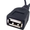 Techly USB 2.0 kabelis OTG A F Micro USB M su USB 30 cm juodas ICOC MUSB-MC2