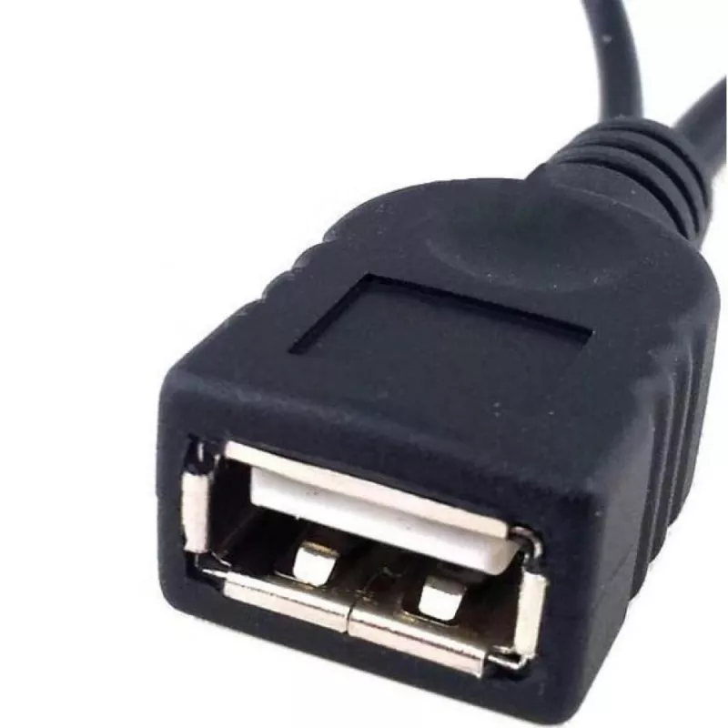 Techly USB 2.0 kabelis OTG A F Micro USB M su USB 30 cm juodas ICOC MUSB-MC2
