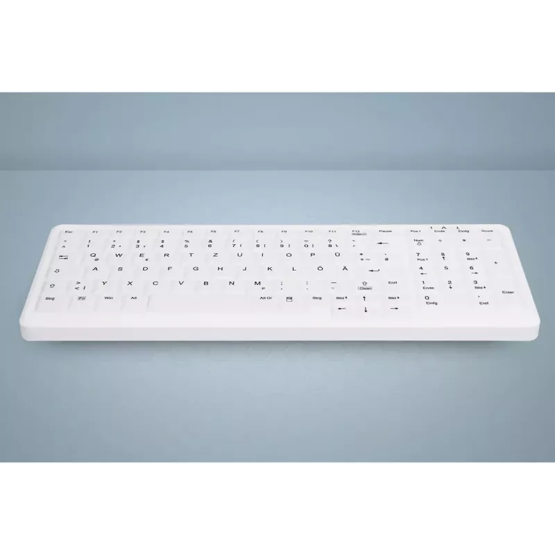 Active Key AK-C7000F-UVS-W/CH klaviatūra Medicininė USB Balta Viso dydžio Laidinė Membraninė LED