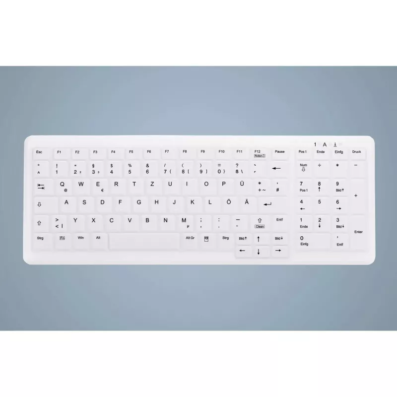 Active Key AK-C7000F-UVS-W/CH klaviatūra Medicininė USB Balta Viso dydžio Laidinė Membraninė LED