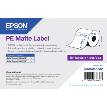Epson C33S045732 spausdintuvo etiketė lipni spausdintuvo etiketė