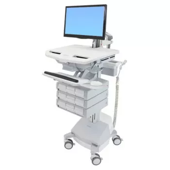 Multimedijos vežimėlis Ergotron StyleView aliuminio pilka balta
