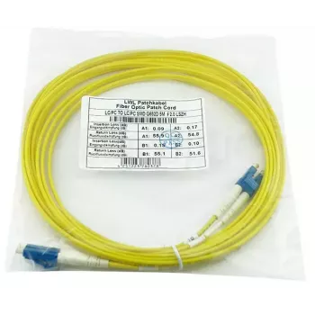 Šviesolaidinis komutacinis kabelis BlueOptics SFP3131BU3MK 3 m OS2 LC–LC geltonas, 9 µm, pilnas dvipusis ryšys
