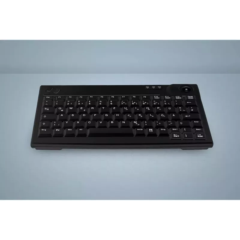 Active Key AK-440 klaviatūra biurui USB QWERTZ prancūziška juoda mechaninė be skaitmenų bloko