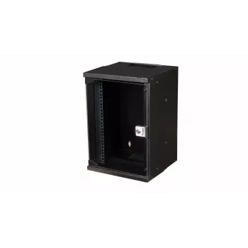 Equip Eco Mount 10' Cabinet, 09U, 300X300MM, RAL9005 Juoda