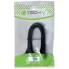 Techly USB 2.0 laidas A kištukas / B kištukas kampuotas 2m ICOC U-AB-20-ANG