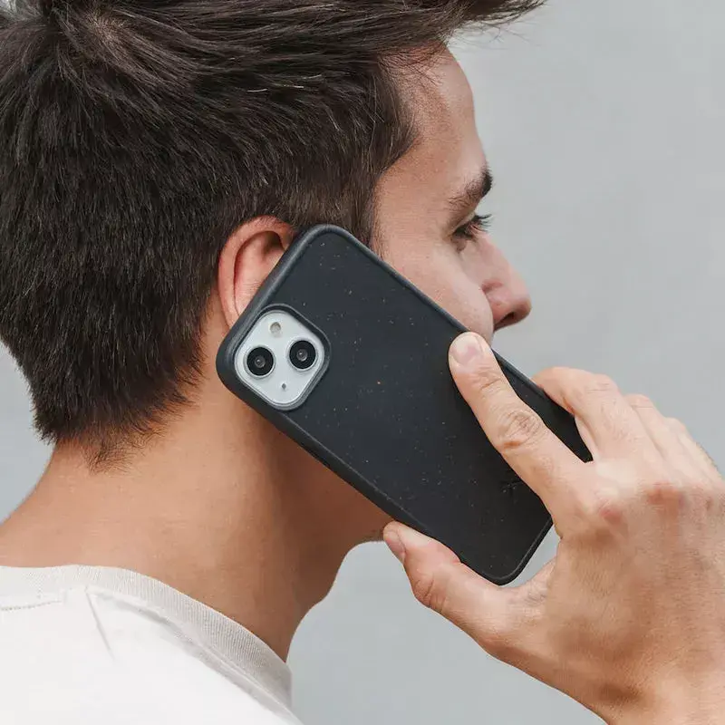 Woodcessories Bio Case mobiliojo telefono dėklas Dangtelis Juodas iPhone 14 Plus 17 cm