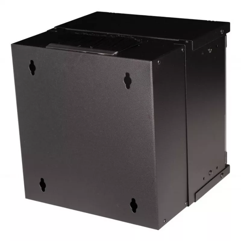 Prie sienos montuojama spinta EQUIP EWM-06-3030-B 6U, 312 mm pločio, 300–330 mm gylio, juoda