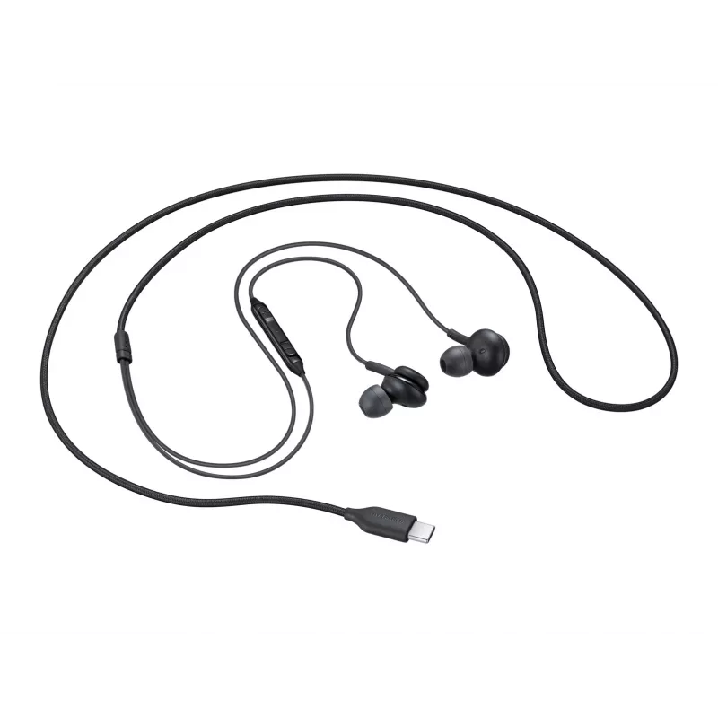 Samsung EO-IC100B ausinės, laidinės, įdedamos į ausis, skambučiams / muzikai, juodos