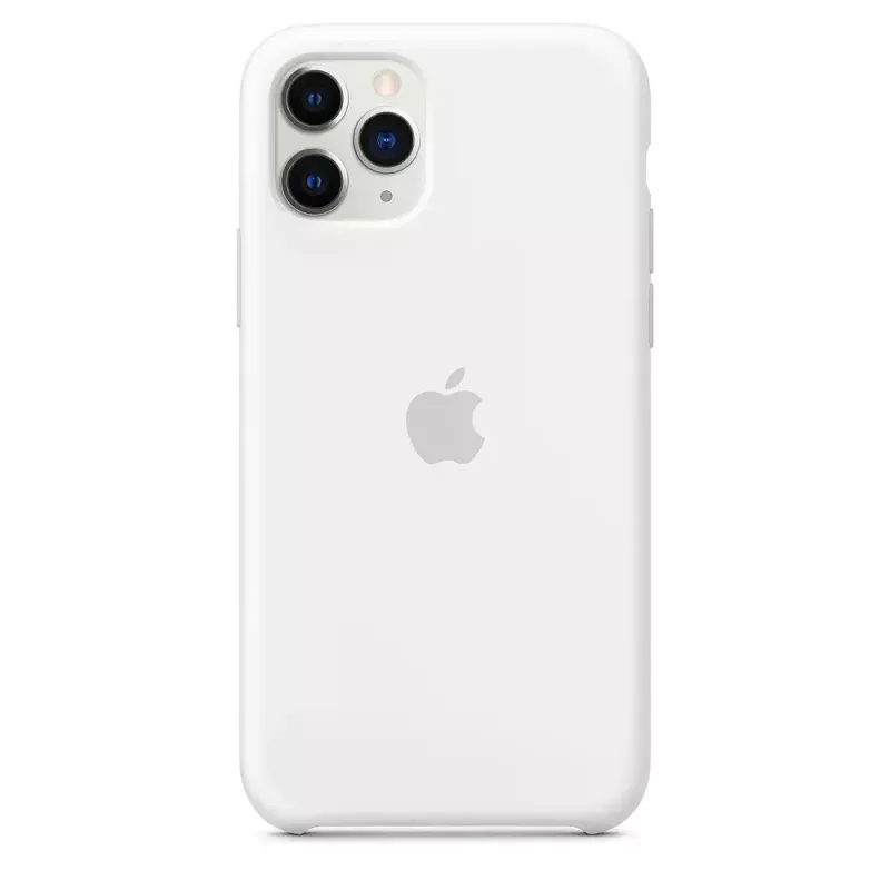 Apple iPhone 11 Pro Silicone Case White dėklas