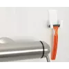 Skustuvų laikiklis Tesa Powerstrips Waterproof Wave, lipnus vonios laikiklis, vandeniui atsparus dizainas, baltas