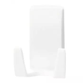 Skustuvų laikiklis Tesa Powerstrips Waterproof Wave, lipnus vonios laikiklis, vandeniui atsparus dizainas, baltas