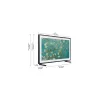 Samsung The Frame GQ32LS03CBU 81.3 cm (32 coliai) Full HD išmanusis televizorius Wi-Fi juodas