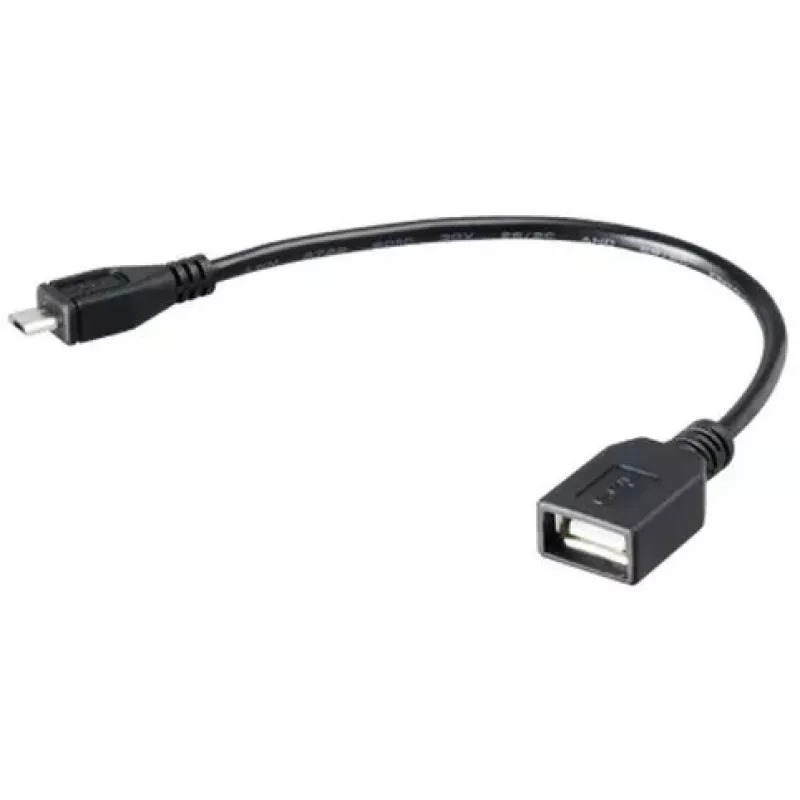 Micro USB laidas Akasa AK-CBUB25-15BK 0.15m