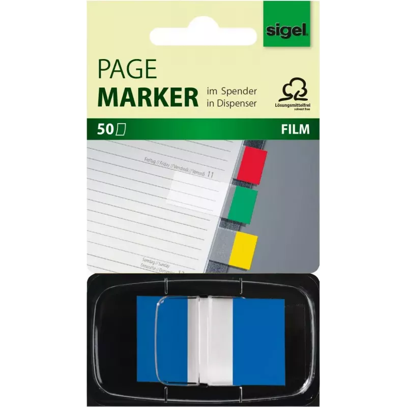 Bookmark Sigel HN492 Flexible Blue 50 vnt.