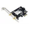 Belaidė tinklo plokštė ASUS WL-PCE-AX1800 Wi‑Fi 6 Dual Band PCIe