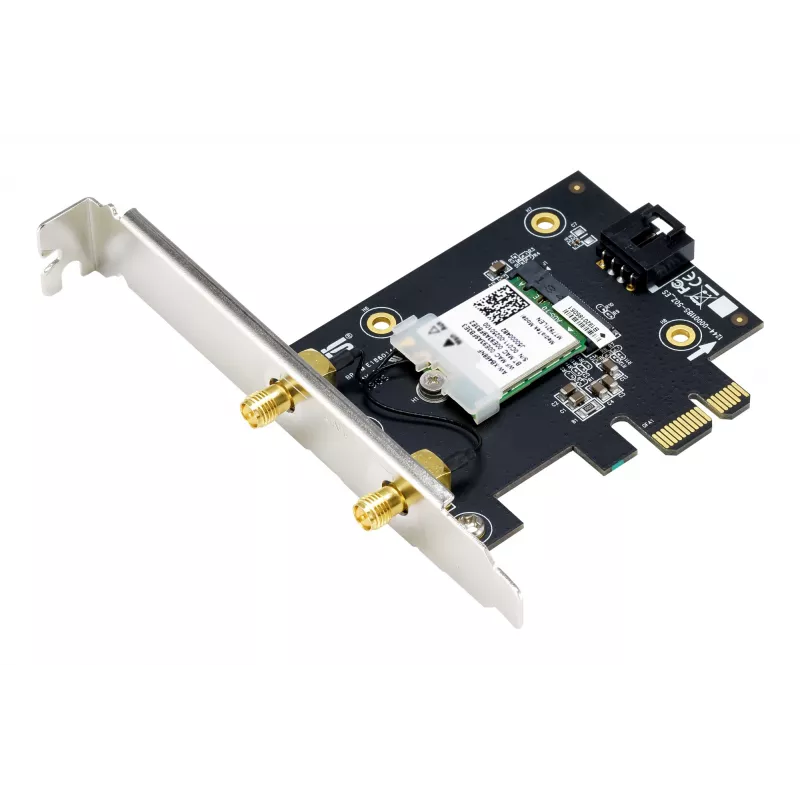 Belaidė tinklo plokštė ASUS WL-PCE-AX1800 Wi‑Fi 6 Dual Band PCIe