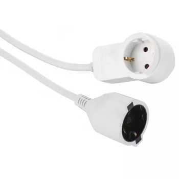 Hama Powerplug maitinimo ilgintuvas 3 m 2 AC lizdų vidaus patalpoms baltas