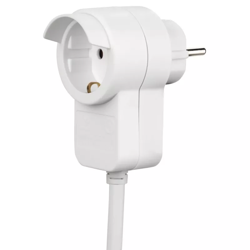 Hama Powerplug maitinimo ilgintuvas 3 m 2 AC lizdų vidaus patalpoms baltas