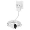 Hama Powerplug maitinimo ilgintuvas 3 m 2 AC lizdų vidaus patalpoms baltas
