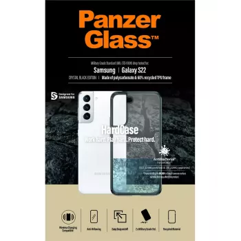 HardCase dėklas PanzerGlass Samsung Galaxy S22, permatomas
