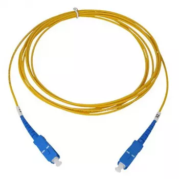 Šviesolaidinis kabelis BlueOptics SFP2222BU1MK SC SC OS2 1 m Geltonas