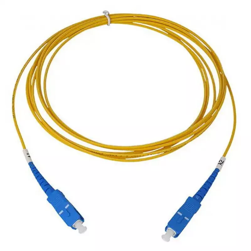 Šviesolaidinis kabelis BlueOptics SFP2222BU1MK SC SC OS2 1 m Geltonas