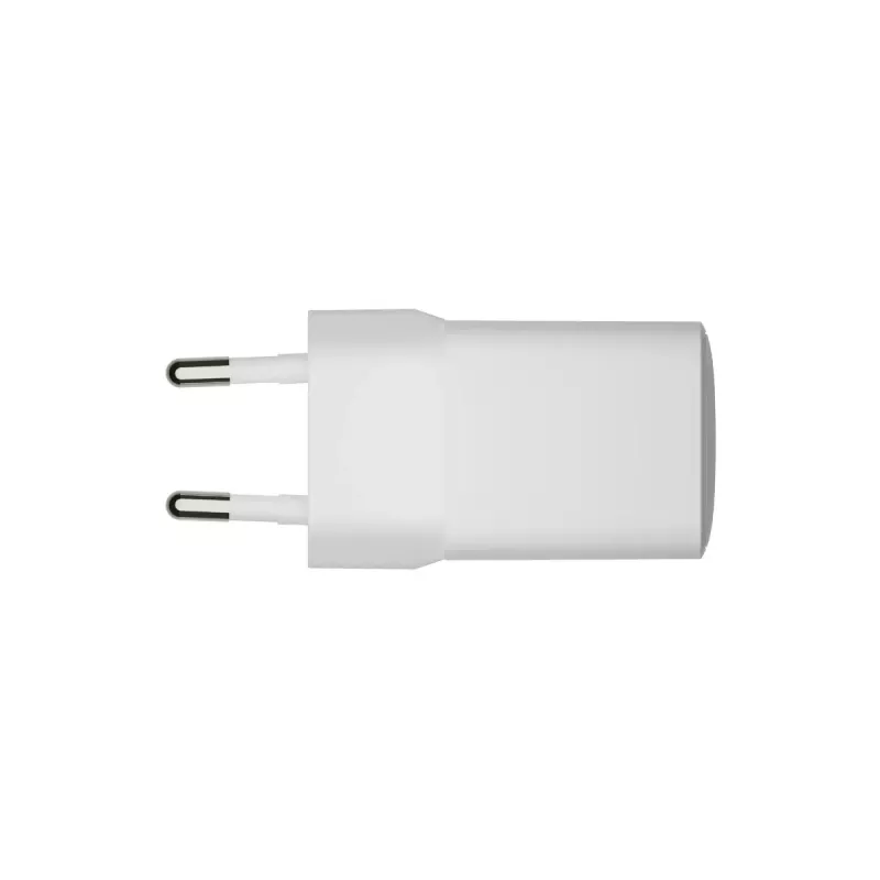 „d bramante“ vidaus USB-C 30 W + USB-A 18 W įkroviklis — modelis CH18EUWH7082, balta, kintamoji srovė 110–240 V