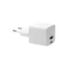 „d bramante“ vidaus USB-C 30 W + USB-A 18 W įkroviklis — modelis CH18EUWH7082, balta, kintamoji srovė 110–240 V
