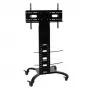 Techly ICA-TR8 reklaminio ekrano laikiklis 177,8 cm (70 colių) juodas