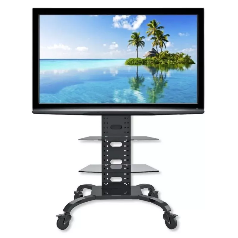 Techly ICA-TR8 reklaminio ekrano laikiklis 177,8 cm (70 colių) juodas