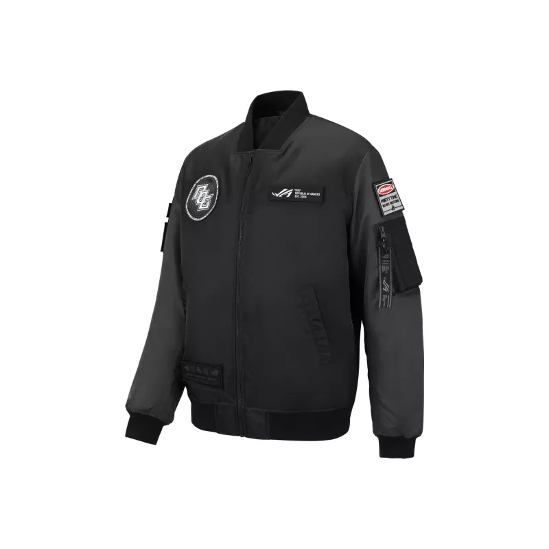 Bomber Jacket ASUS ROG Cosmic Bomber Vyrams Tiesus Siluetas Ilgos Rankovės