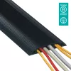 Dataflex Addit kabelių apsauga 150 cm 153, juoda, lipni juosta, 1 vnt., 320 mm, 320 mm, 115 mm