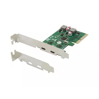 Conceptronic EMRICK 2 prievadų USB 3.2 Gen 2 Type-C PCIe plokštė, maitinama iš sistemos