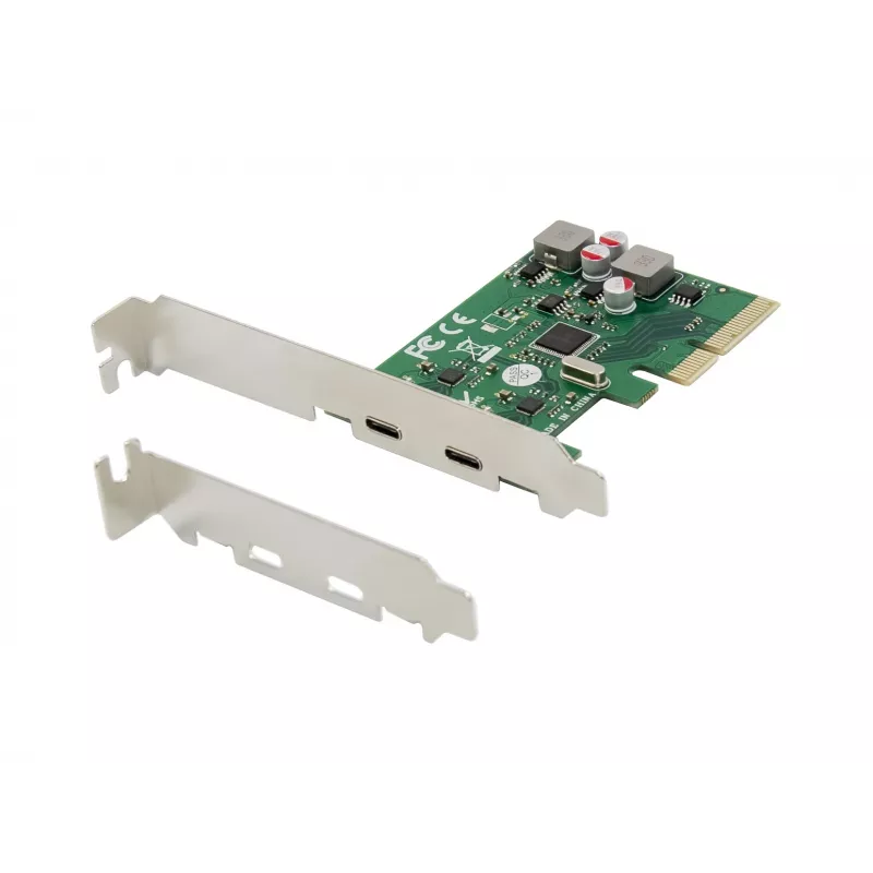 Conceptronic EMRICK 2 prievadų USB 3.2 Gen 2 Type-C PCIe plokštė, maitinama iš sistemos