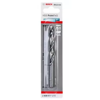 Sraigtinis grąžtas Bosch HSS Twist Drill Bits PointTeQ 8,5 mm