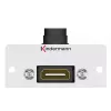 HDMI lizdas Kindermann 90° pilkas juodas