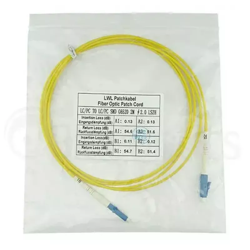 BlueOptics SFP2121BU1MK InfiniBand šviesolaidinis kabelis 1 m LC geltonas