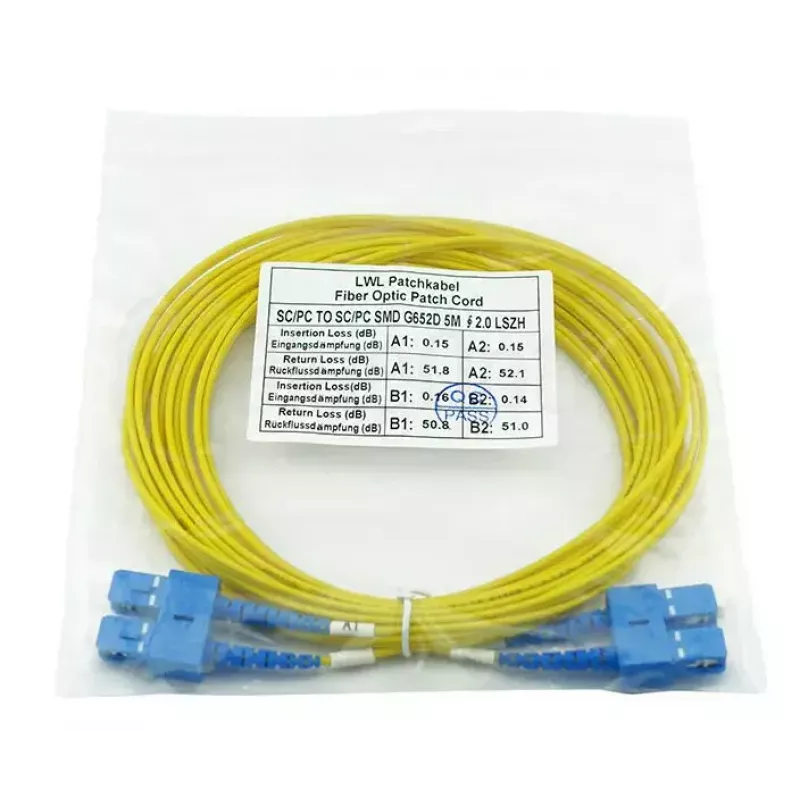 BlueOptics SFP3232BU3MK InfiniBand šviesolaidinis kabelis 3 m SC geltonas