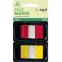 Bookmark Sigel HN496 Flexible Red Geltona 100 vnt.